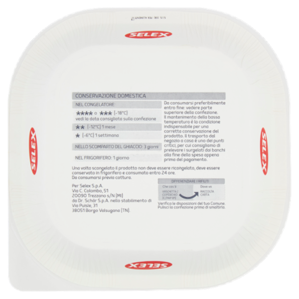 Selex Tagliolini Verdi con Panna e Speck Surgelati 300 g