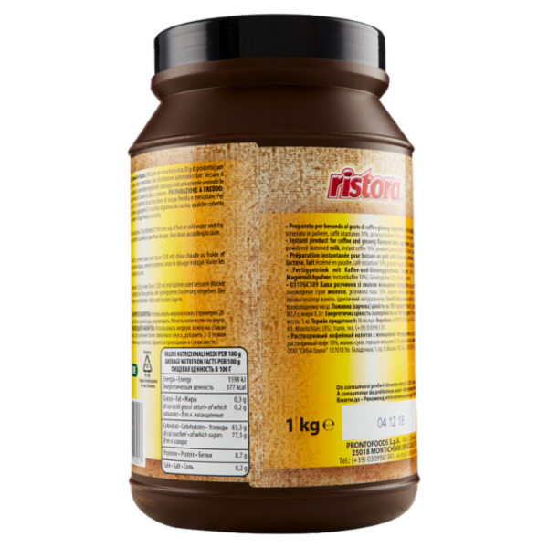 ristora Preparato Istantaneo per Bevanda al Gusto Caffè & Ginseng 1 kg