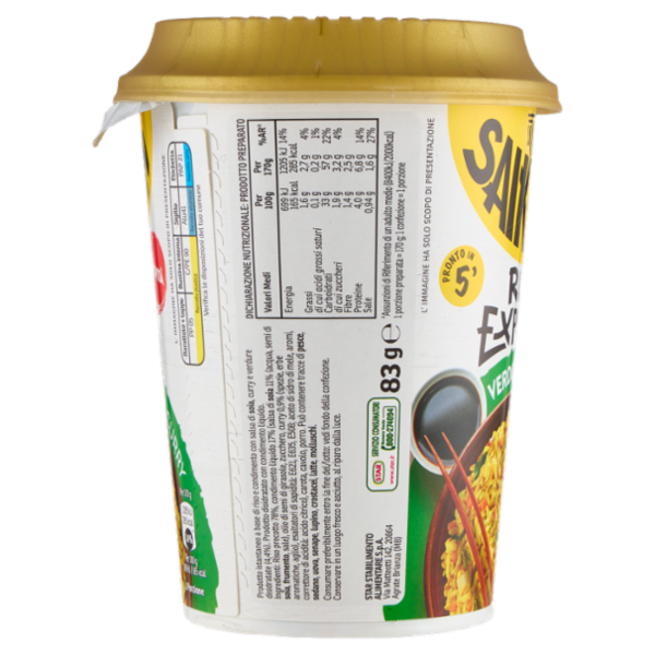 Saikebon Riso Express Verdure & Salsa Curry 83 g