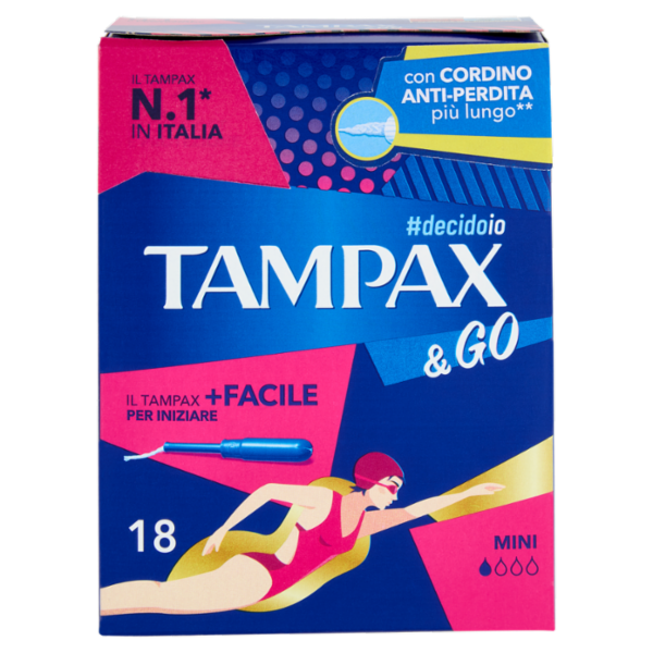 Tampax & Go Mini 18 pz