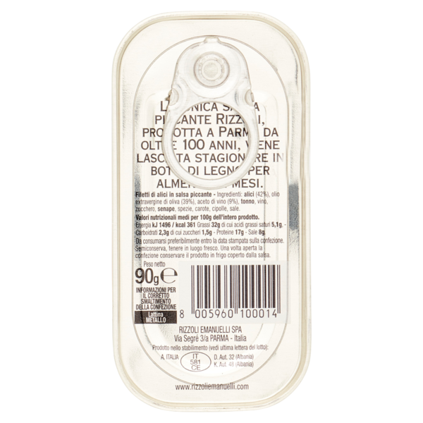 Rizzoli Alici in Salsa Piccante 90 g