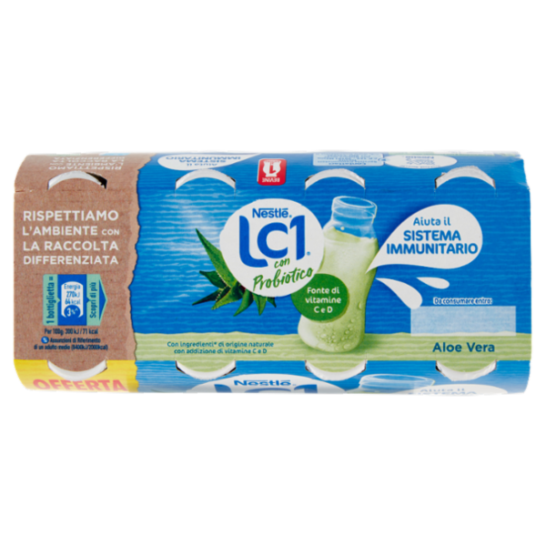 NESTLÉ LC1 con Probiotico Aloe Vera 8 x 90 g