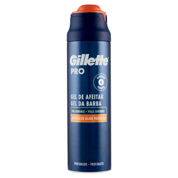 Gillette Gel da Barba da Uomo Pro Pelle Sensibile, 200 ml