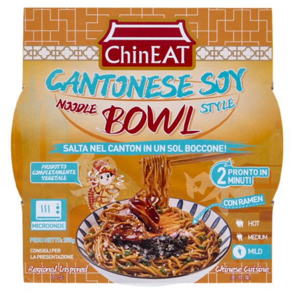 ChinEat Cantonese Soy Noodle Boowl Style Mild 255 g