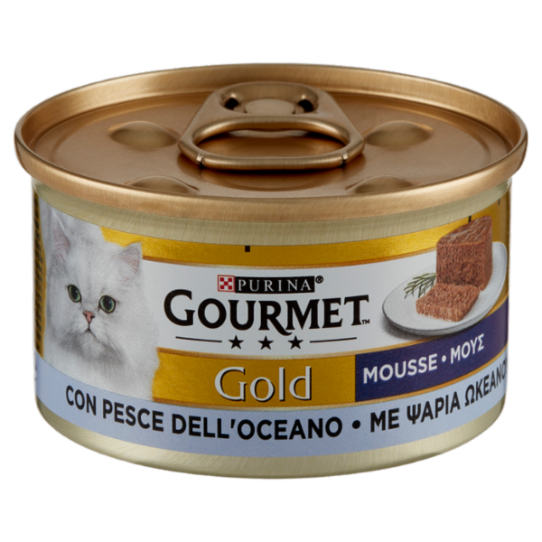 PURINA GOURMET Gold Mousse con Pesce dell'Oceano 85 g
