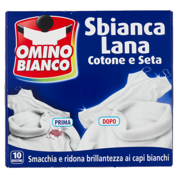 Omino Bianco Sbianca Lana Cotone e Seta 10 x 20 g