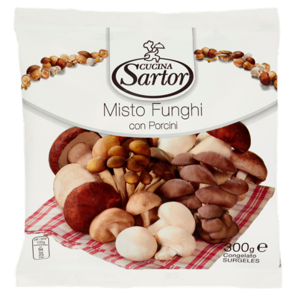 Cucina Sartor Misto Funghi con Porcini Congelato 300 g