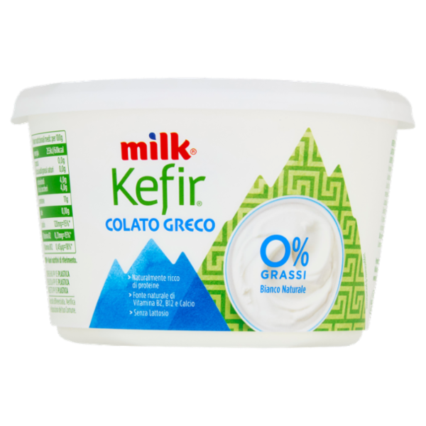 Milk Kefir Colato Greco 0% Grassi Bianco Naturale 500 g