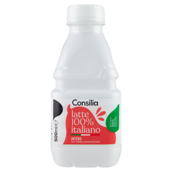 Consilia Latte Uht Intero 100% Italiano 500 ml
