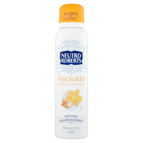 Neutro Roberts Asciutto Cedro e Vaniglia 150 ml