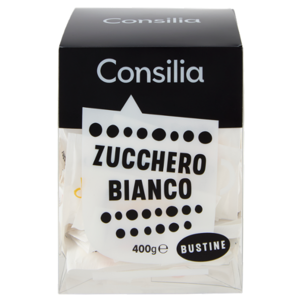 Consilia Zucchero Bianco 100 Bustine da 4 g