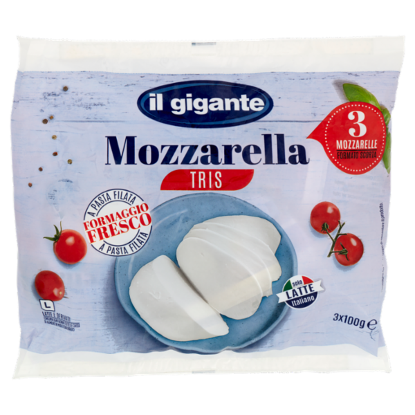 IL GIGANTE Mozzarella Tris 3 x 100 g
