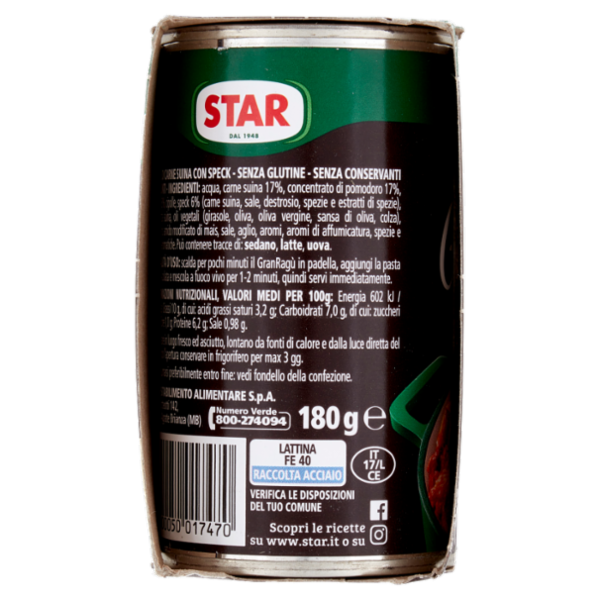 Star il mio Gran Ragù con Speck 2 x 180 g
