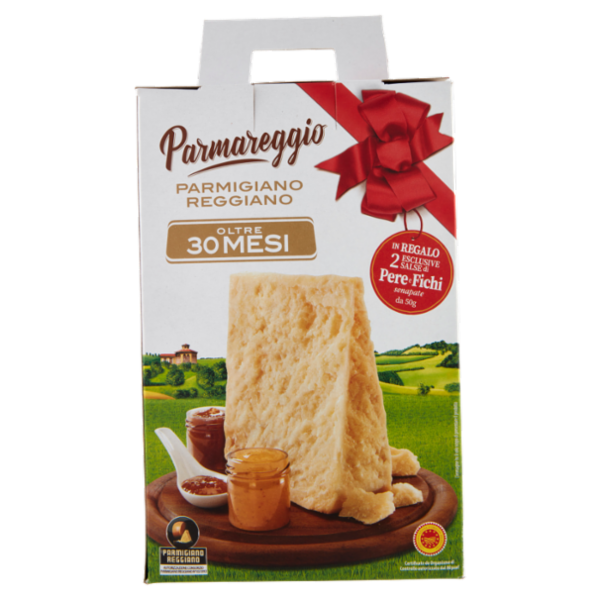 Parmareggio Parmigiano Reggiano DOP Oltre 30 Mesi 800 g + Salsa di Pere 50 g + Salsa di Fichi 50 g