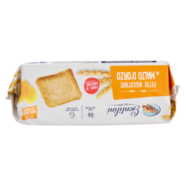 Gentilini Fette Biscottate al Malto d'Orzo 185 g