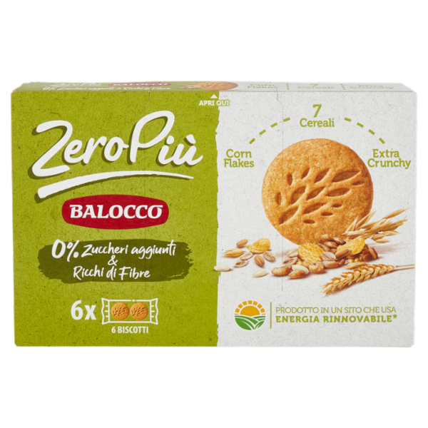Balocco ZeroPiù 7 Cereali & Corn Flakes 6 x 38,3 g