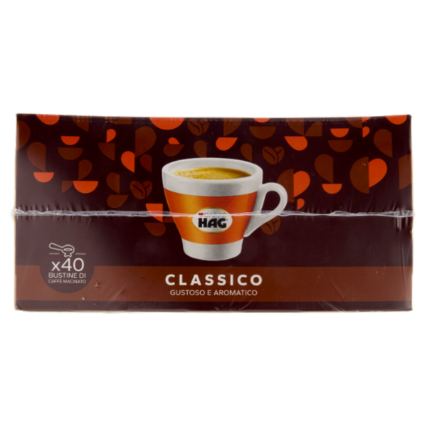 Caffè HAG Bar 200 bustine di caffè macinato decaffeinato 1,3 kg