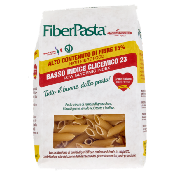 FiberPasta Penne Basso Indice Glicemico 23 500 g