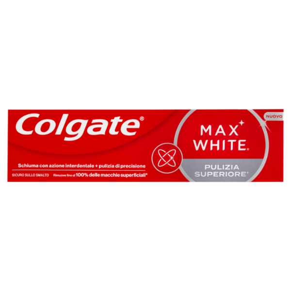 Colgate dentifricio sbiancante Max White Pulizia Superiore 75 ml