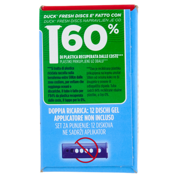 Duck Fresh Discs - Doppia Ricarica, Fragranza Marine 2 x 36ml