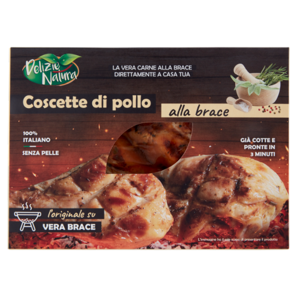 Delizie Natura Coscette di pollo alla brace 0,200 kg