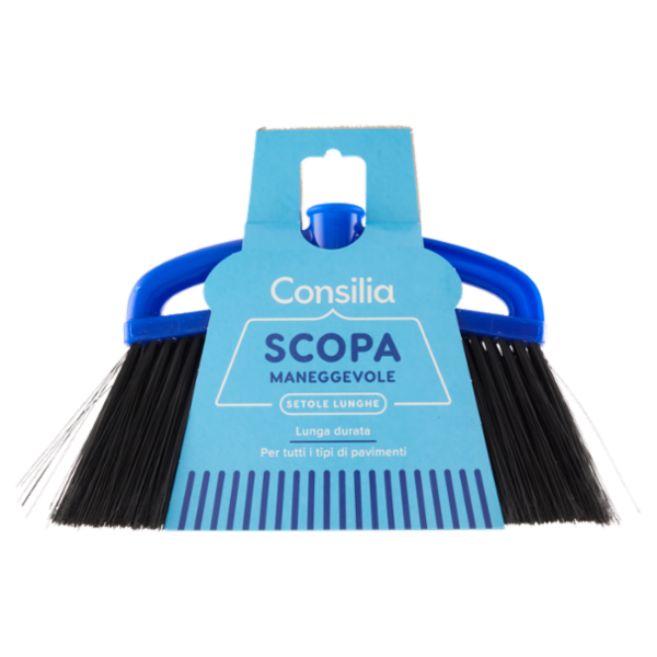 Consilia Scopa Maneggevole con Setole Lunghe