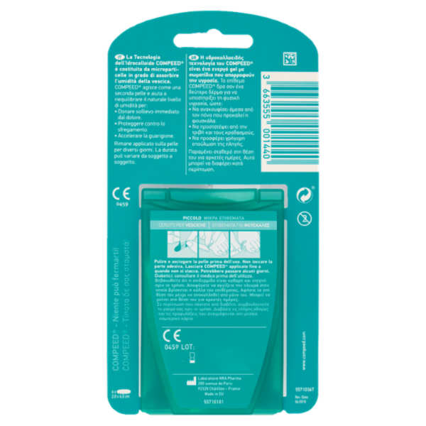 Compeed Cerotti per Vesciche Piccolo 6 pz