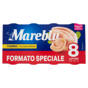 Mareblu Tonno All'Olio Di Oliva 8 x 60 g