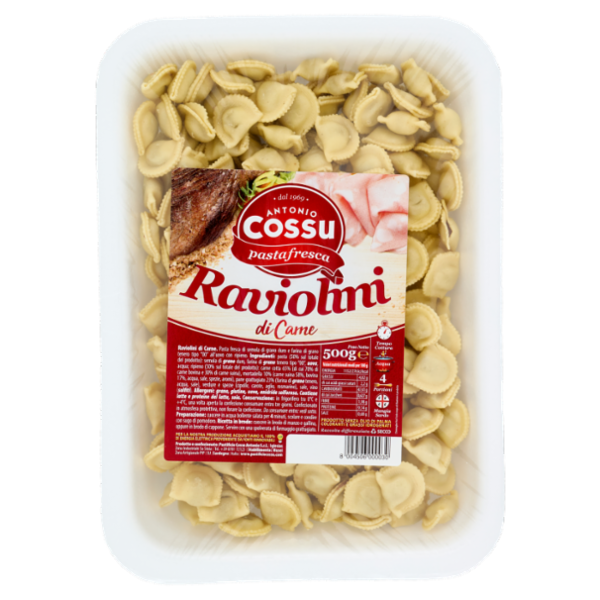 pastafresca Cossu Antonio Raviolini di Carne 500 g