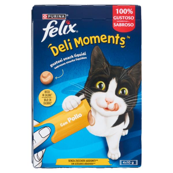 FELIX Deli Moments con Pollo 4 x 10 g