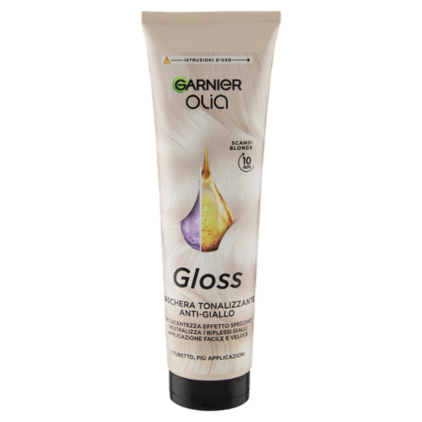 Garnier Olia Gloss Maschera Tonalizzante Anti-Giallo Scandi Blonde 150 ml