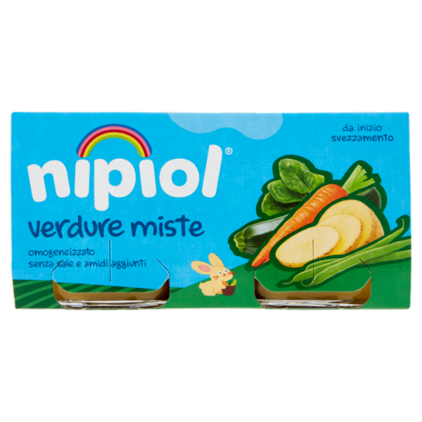 nipiol verdure miste omogeneizzato 2 x 80 g
