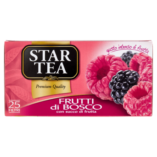 Star Tea Frutti di Bosco con succo di frutta Filtri 25 x 1,7 g