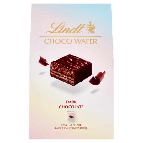 Lindt choco wafer astuccio cioccolato fondente 130 g