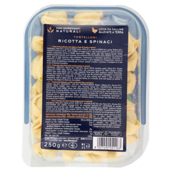 Fini Antica Bottega Tortelloni Ricotta e Spinaci 250 g