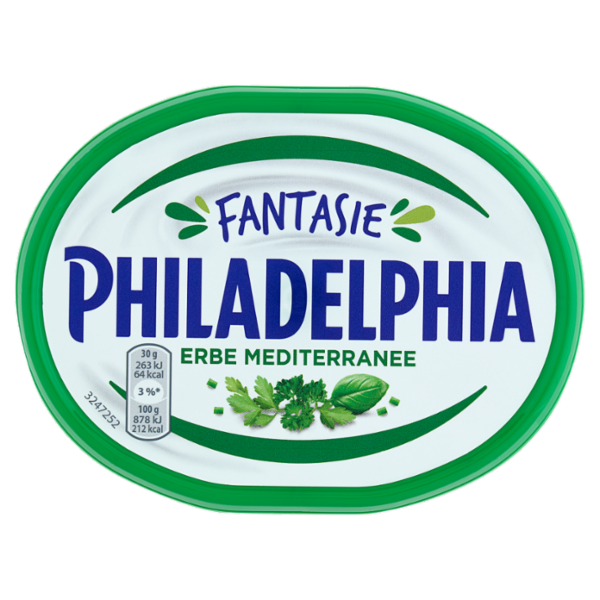 Philadelphia formaggio fresco spalmabile alle Erbe Mediterranee - 150g