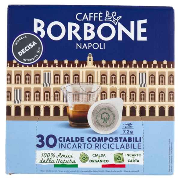 Caffè Borbone Miscela Decisa Cialde Compostabili* 30 x 7,2 g