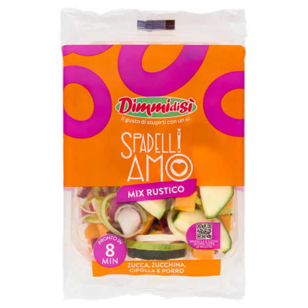 DimmidiSì SpadelliAmo Mix Rustico Zucca, Zucchina Cipolla e Porro 300 g
