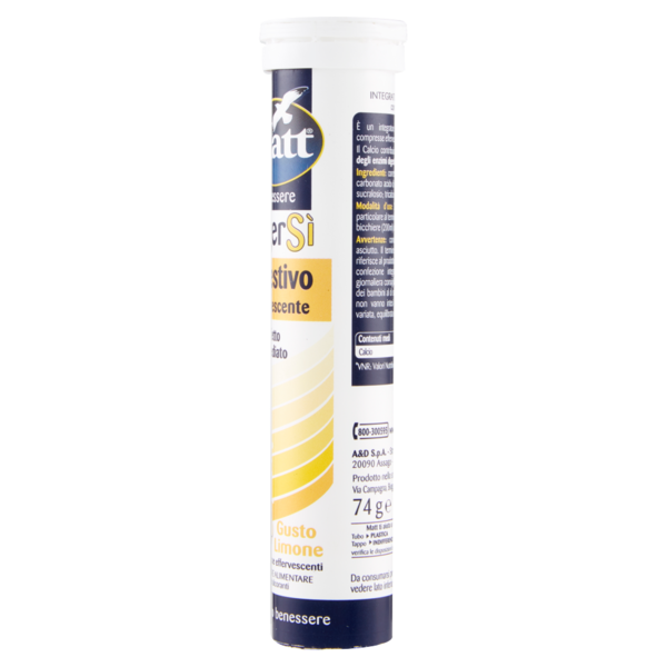 Matt Benessere DigerSì Digestivo effervescente Gusto Limone 20 compresse 74 g