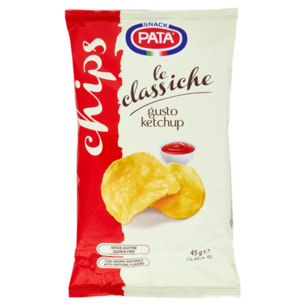 Pata chips le classiche gusto ketchup 45 g