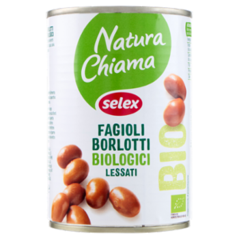 Selex Natura Chiama Fagioli Borlotti Lessati Biologici 400 g