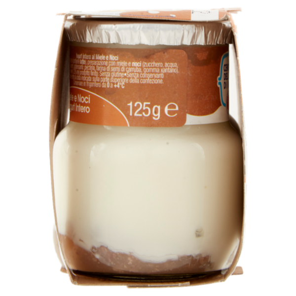 Centrale del Latte di Roma lo Yogurt di una Volta Cremoso Miele e Noci Yogurt Intero 2 x 125 g