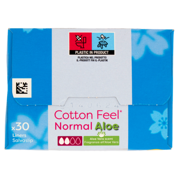 Carefree Cotton Feel* Normal Aloe Fragranza all'Aloe Vera Salvaslip 30 pz