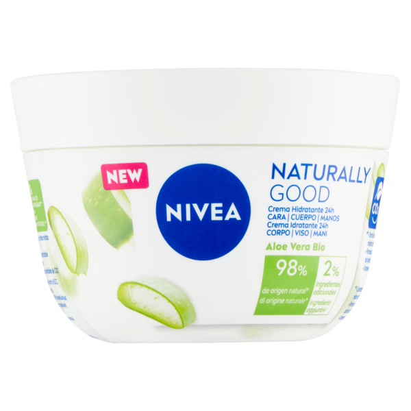 Nivea Naturally Good Crema Idratante 24h Aloe Vera Bio 200 ml