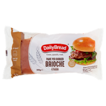 Daily Bread Pane Per Burger Brioche Panini 300 g