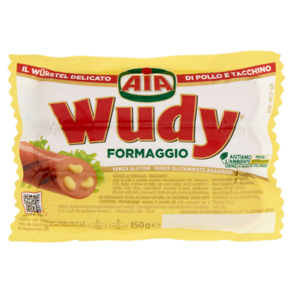 Aia Wudy Formaggio 150 g