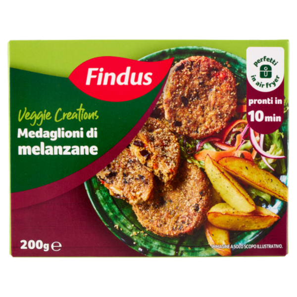 Findus Veggie Creations Medaglioni di Melanzane 200 g