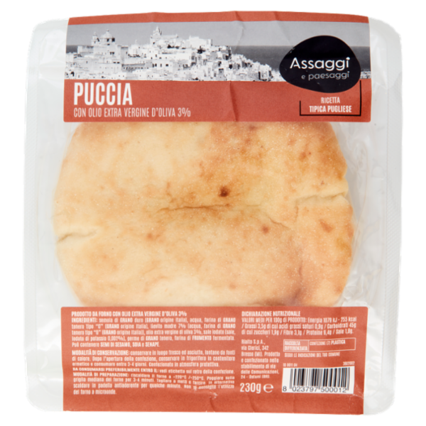 Assaggi e paesaggi Puccia 230 g