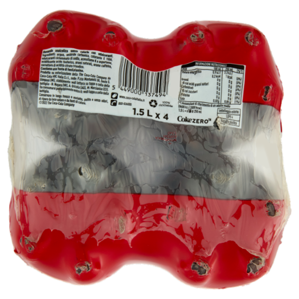 Coca-Cola Zero PET 4 x 1,5 L