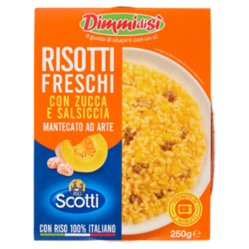 DimmidiSì Risotti Freschi Con Zucca e Salsiccia 250 g